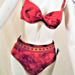 LUXURY  2 PCS SWIMSUIT  MADE-IN-FRANCE   ON THE ORIGINAL BAG NEW WITH TAG